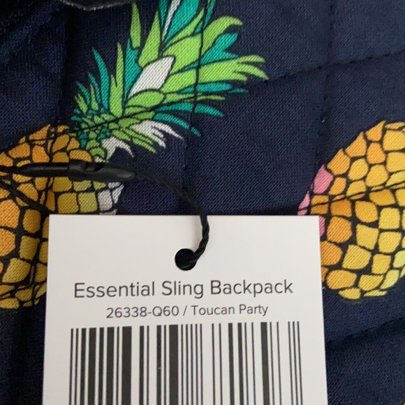 🍍Last 1! 🍍NWT Vera Bradley Toucan Party Sling Backpack - Picture 9 of 10